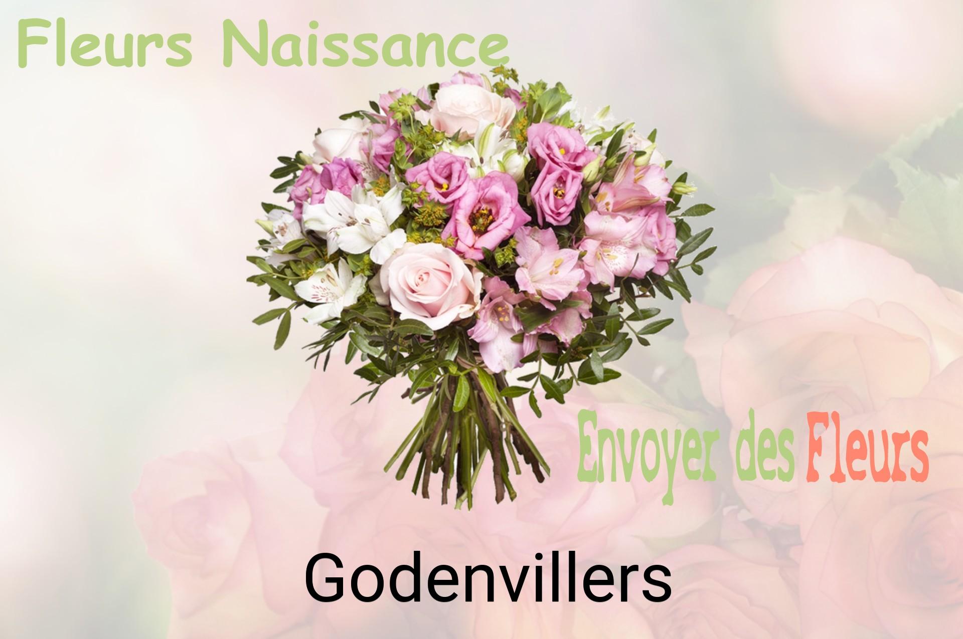 Bouquet de fleurs de naissance livré à Godenvillers